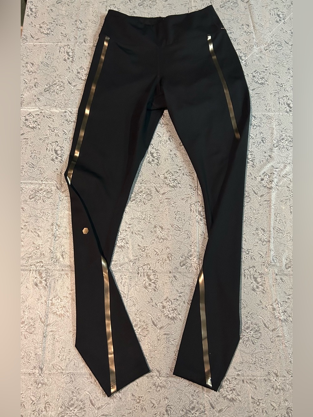 ASICS W NS Piped LEGGINGS metallic logo / side stripes